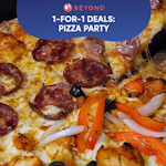 1-for-1 Burpple Beyond Deals: Pizza Party