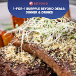1-for-1 Burpple Beyond Deals: Dinner & Drinks