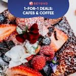 1-for-1 Burpple Beyond Deals: Cafes & Coffee