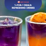 1-for-1 Burpple Beyond Deals: Refreshing Drinks