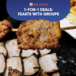 1-for-1 Burpple Beyond Deals: Feasts with Groups