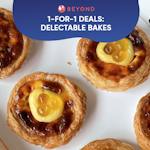 1-for-1 Burpple Beyond Deals: Delectable Bakes
