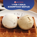 1-for-1 Burpple Beyond Deals: Scrumptious Waffles