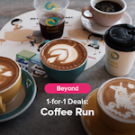 1-for-1 Burpple Beyond Deals: Coffee Run
